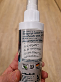 Collonil Metallic Care hoitoaine metallivärjätyille nahkakengille