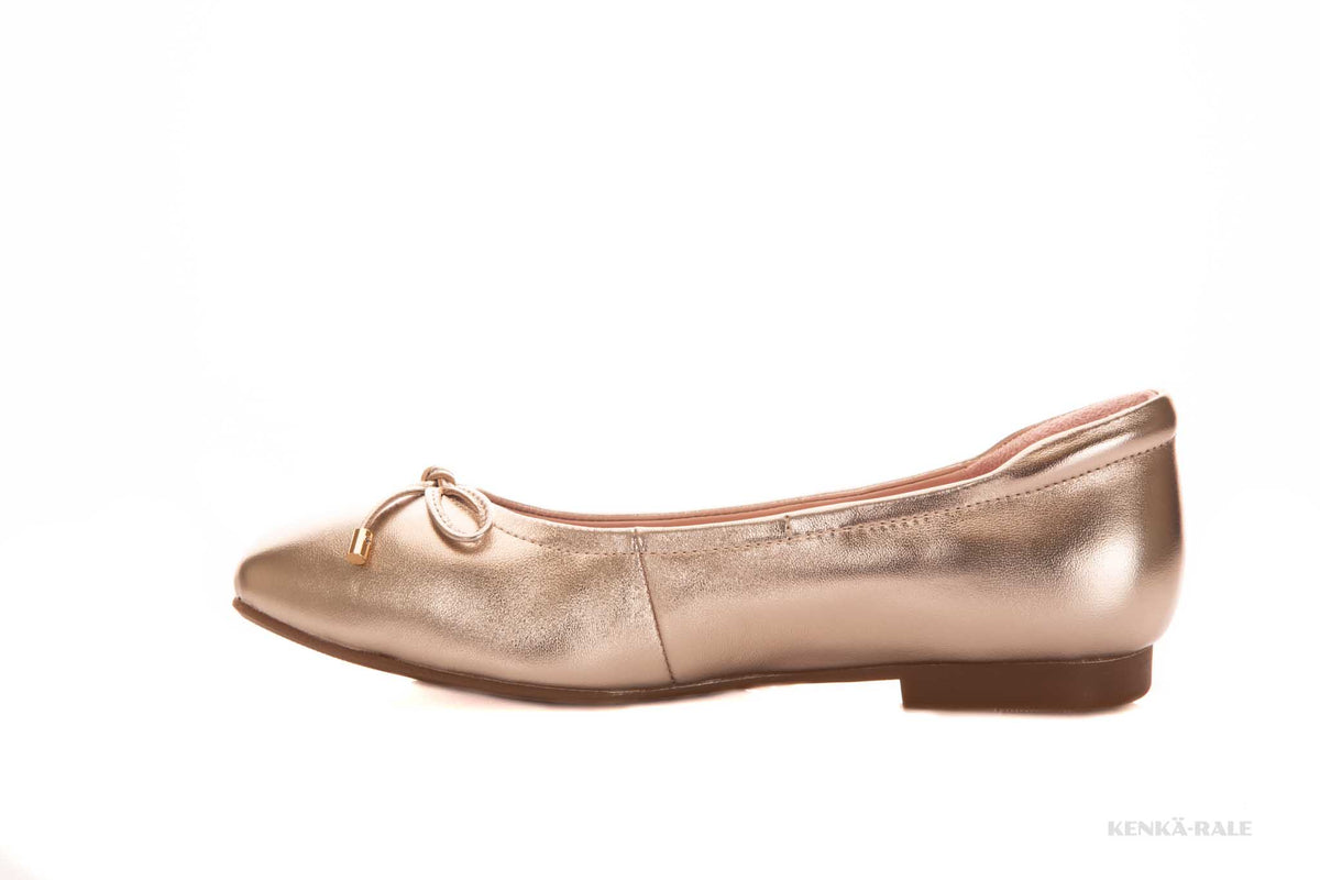 Täysnahkainen Chantana ballerina kumipohjalla - pehmeä sisäpohja