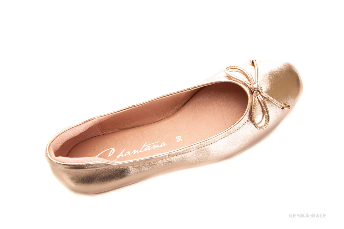 Täysnahkainen Chantana ballerina kumipohjalla - pehmeä sisäpohja