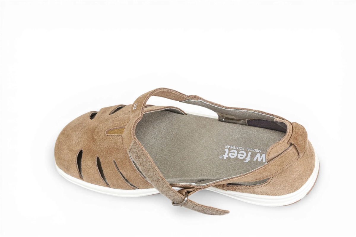 Naisten varpailta umpinaiset New Feet sandaalit