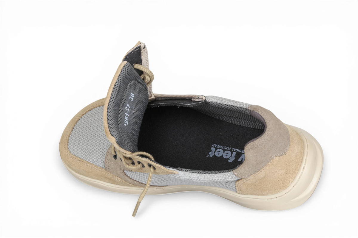 Naisten leveä New Feet kenkä - leveä varpailta
